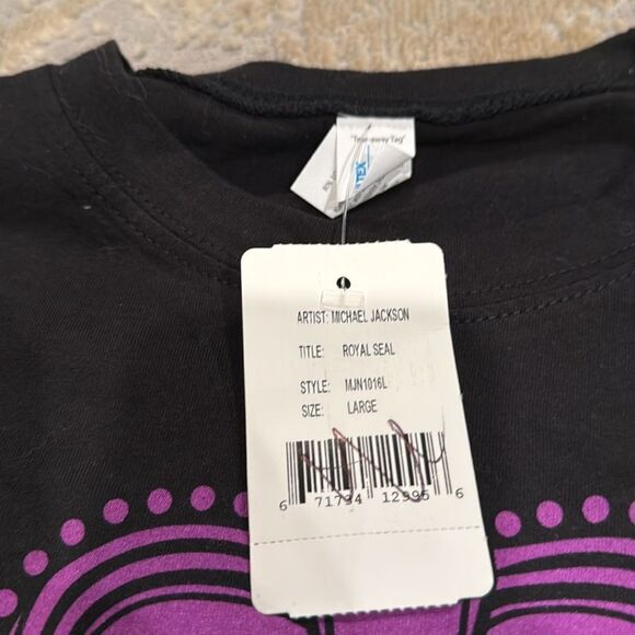 MICHAEL JACKSON ROYAL SEAL THIS IS IT LADIES SKINNY T SHIRT NEW OFFICIAL large - Picture 3 of 6